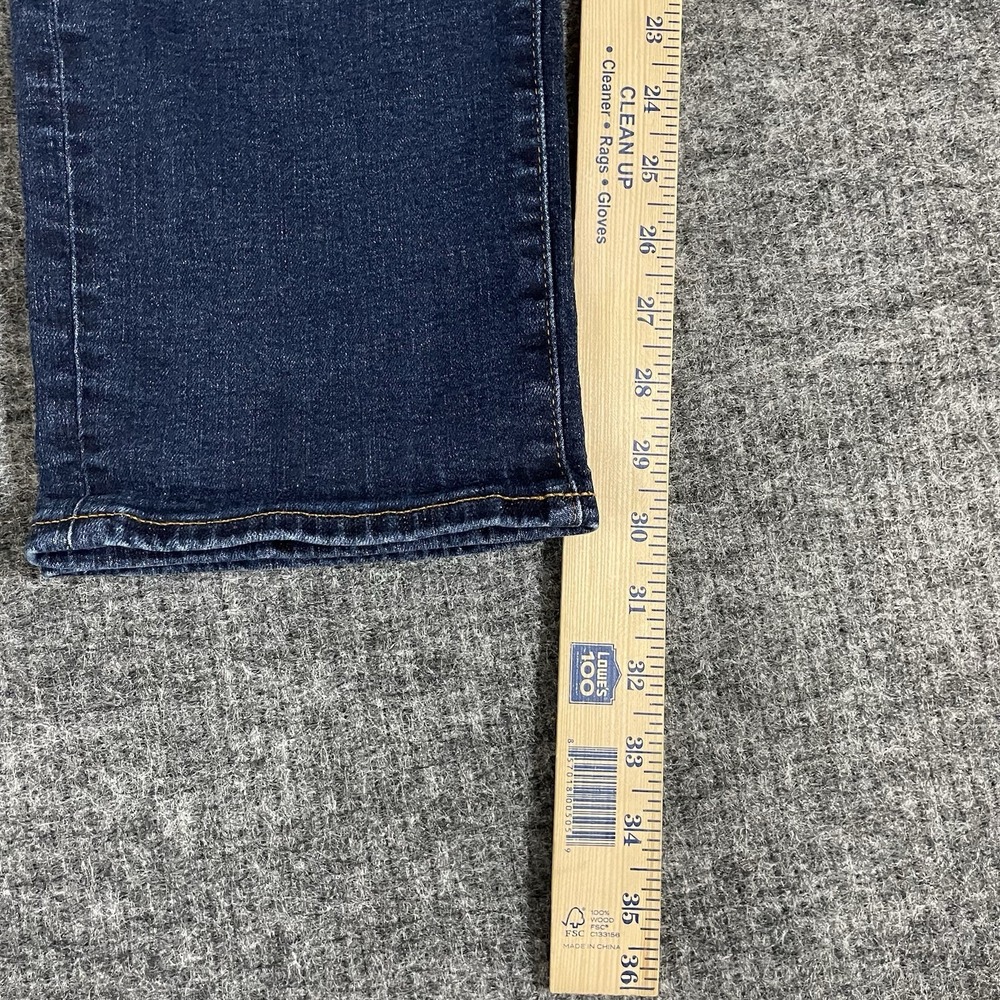 American Eagle Men's Size 31x32 Original Straight Blue Denim Jeans Stretch - Picture 9 of 11